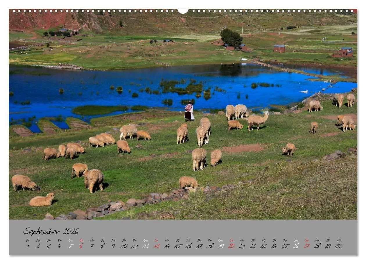 Bild: 9783516114010 | Peru 2026 (hochwertiger Premium Wandkalender 2026 DIN A2 quer),...