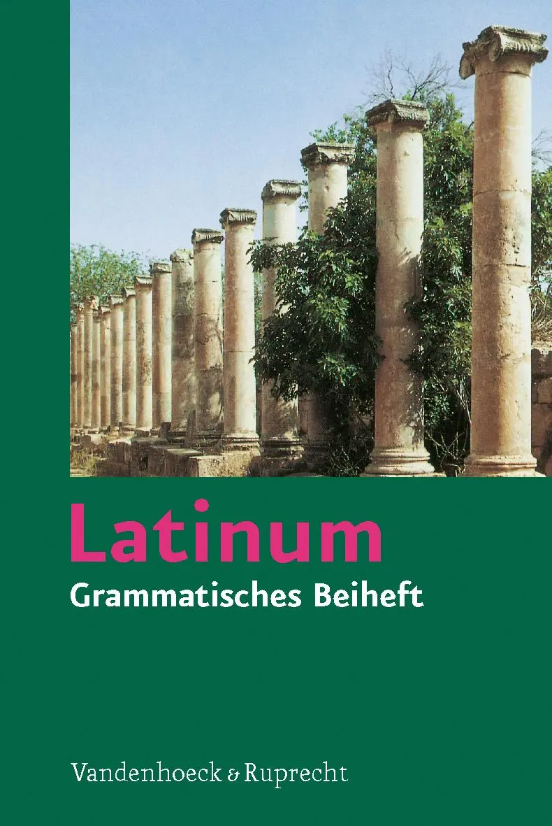Cover: 9783525714010 | Latinum. Grammatisches Beiheft | Jutta Schweigert | Taschenbuch | 2016
