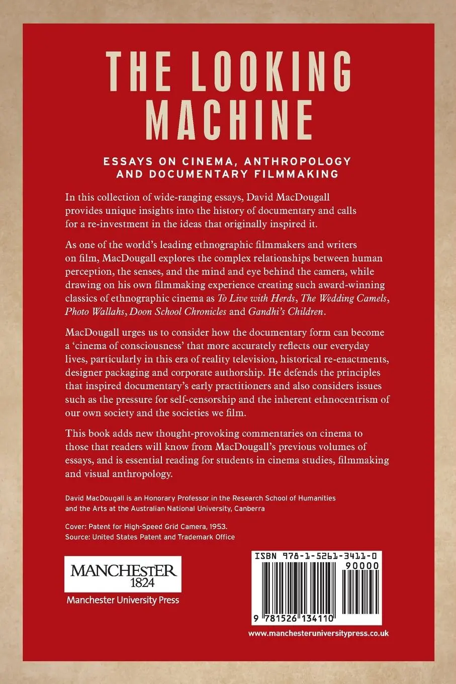 Rückseite: 9781526134110 | The looking machine | David Macdougall | Taschenbuch | Englisch | 2019