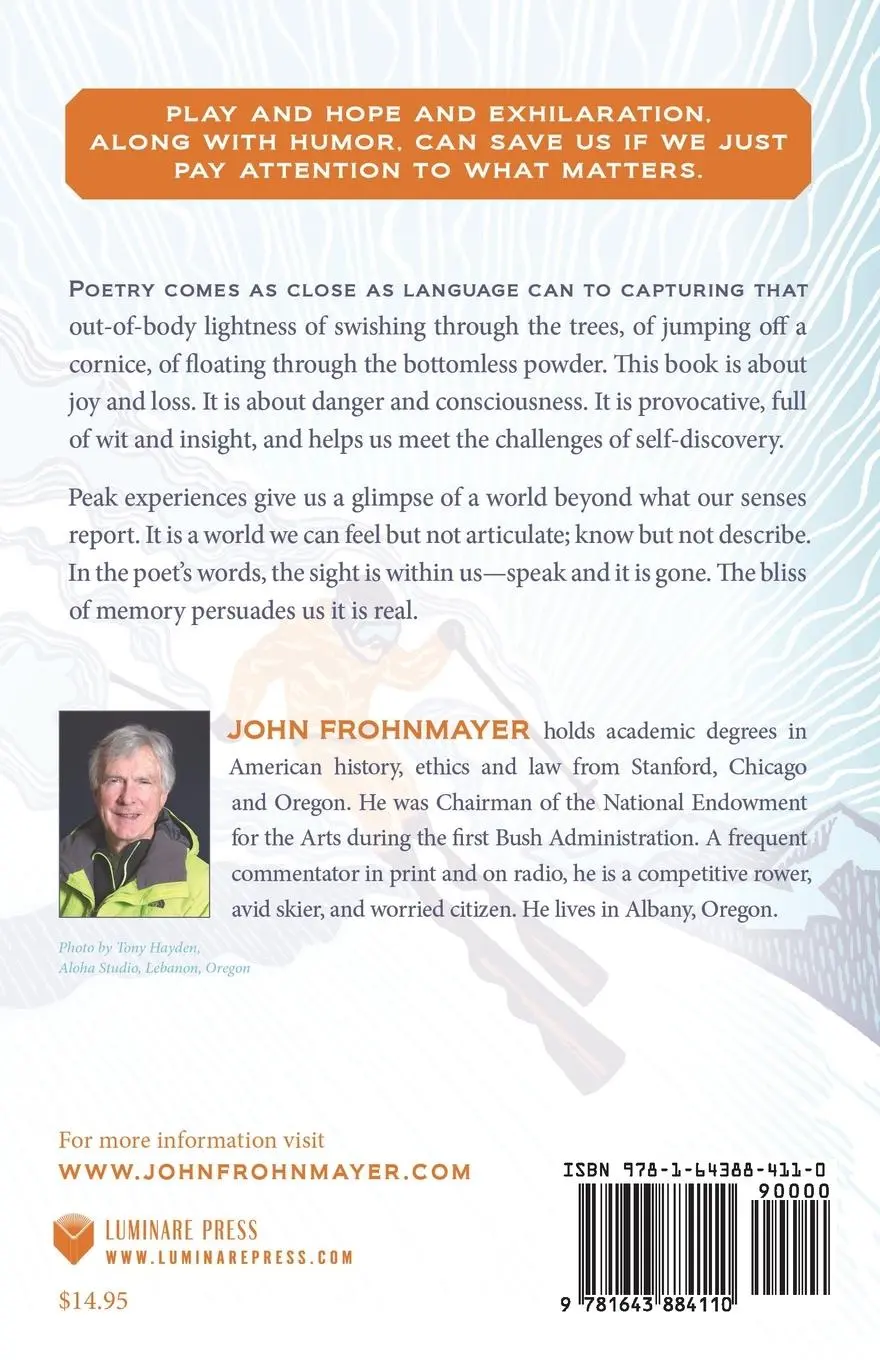 Rückseite: 9781643884110 | Skiing and the Poetry of Snow | John Frohnmayer | Taschenbuch | 2020