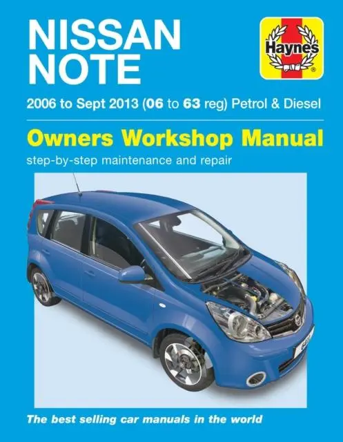 Cover: 9781785214110 | Nissan Note petrol &amp; diesel ('06-Sept '13) 06 to 63 | Publishing