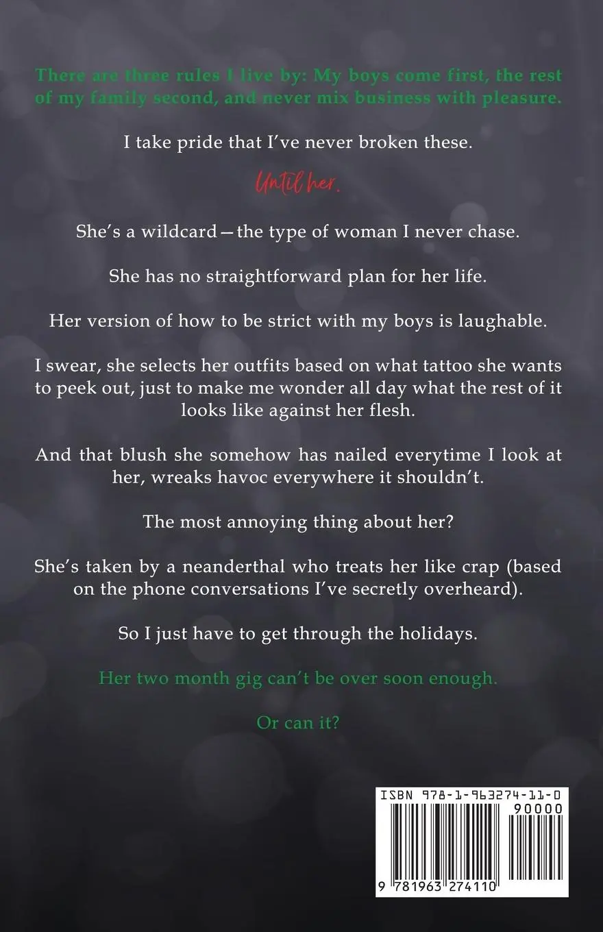 Rückseite: 9781963274110 | Holiday Hire | A Billionaire Single Dad Nanny Romance | Maggie Cole