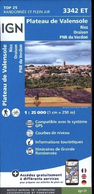 Cover: 9782758554110 | 3342ET Plateau Valensole | (Land-)Karte | Französisch | 2023