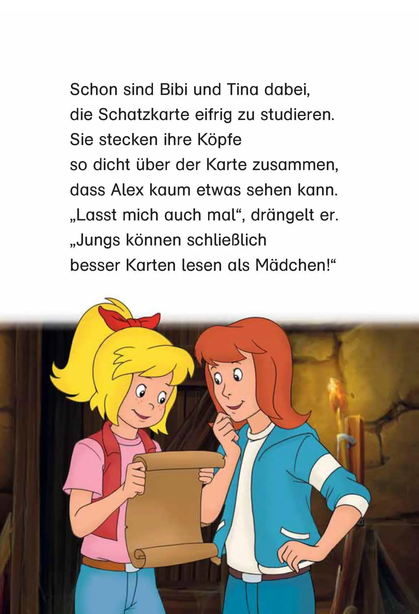 Bild: 9783129494110 | Bibi &amp; Tina - Gefährliche Schatzsuche | Erstleser 2. Klasse | Buch