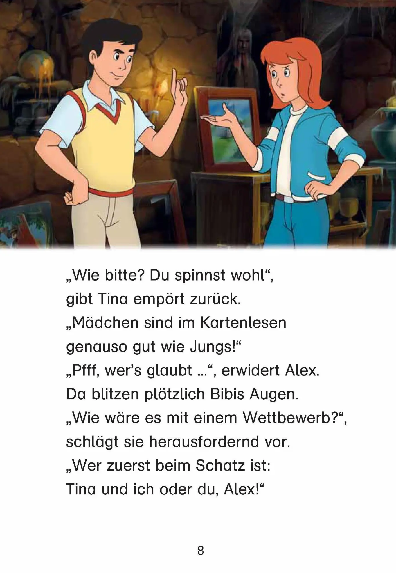 Bild: 9783129494110 | Bibi &amp; Tina - Gefährliche Schatzsuche | Erstleser 2. Klasse | Buch