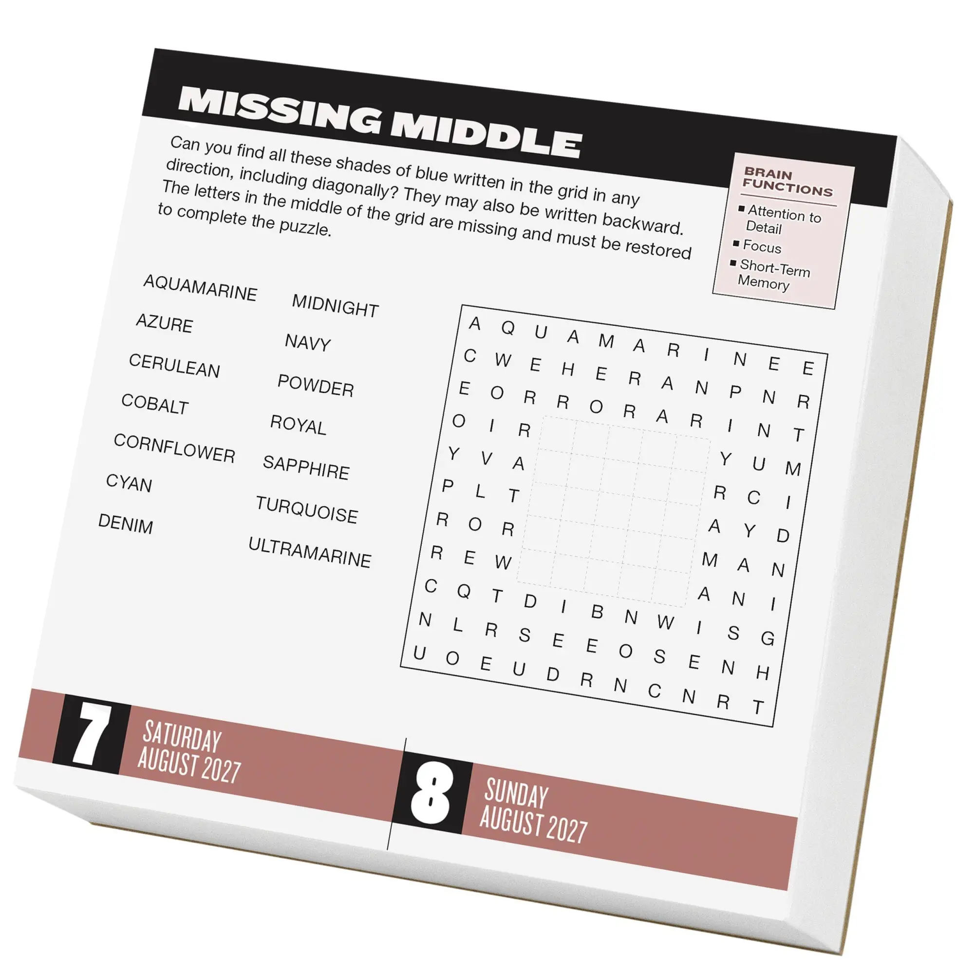 Bild: 9781523534210 | Brainpower Puzzles Page-A-Day® Calendar 2027 | Gareth Moore | Kalender