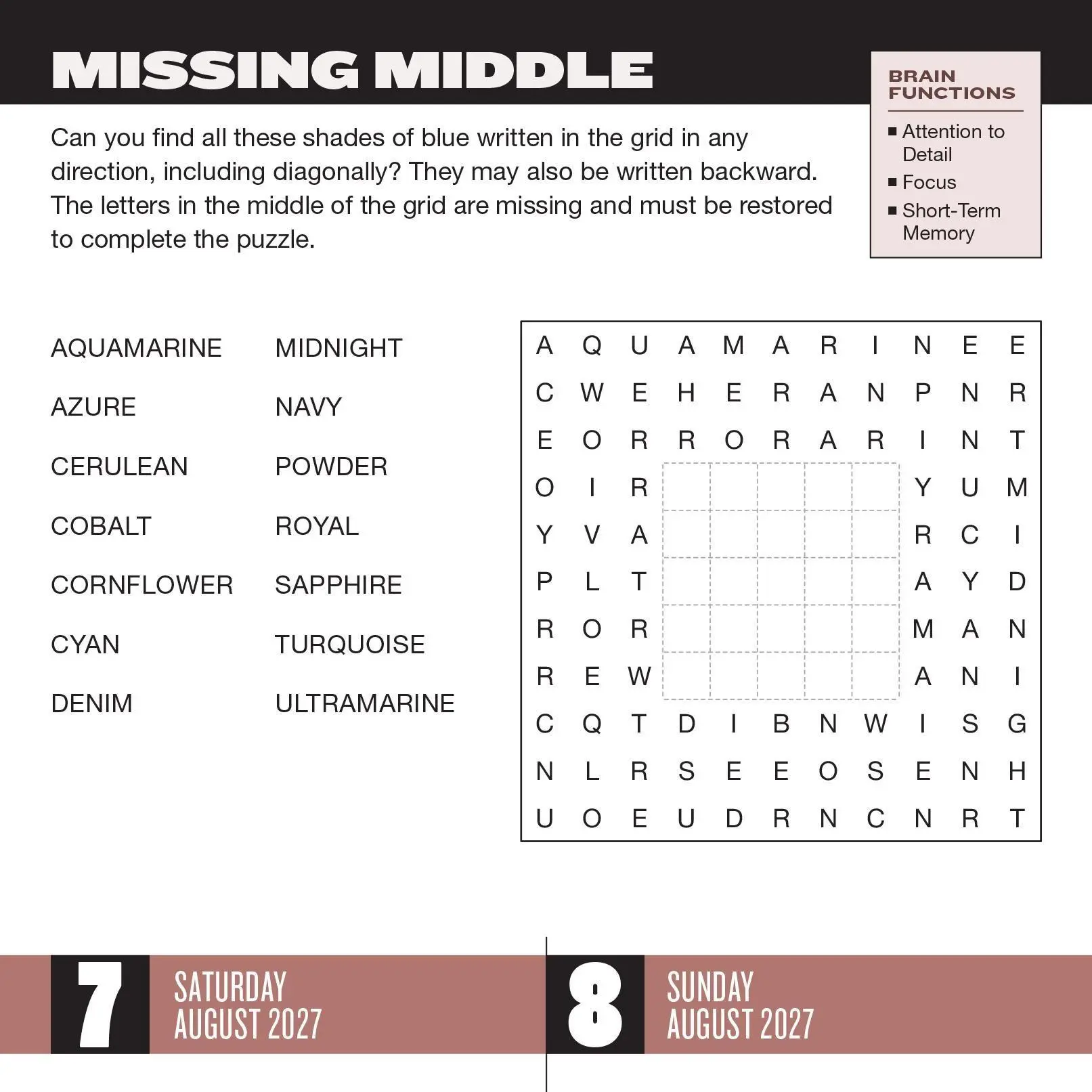 Bild: 9781523534210 | Brainpower Puzzles Page-A-Day® Calendar 2027 | Gareth Moore | Kalender
