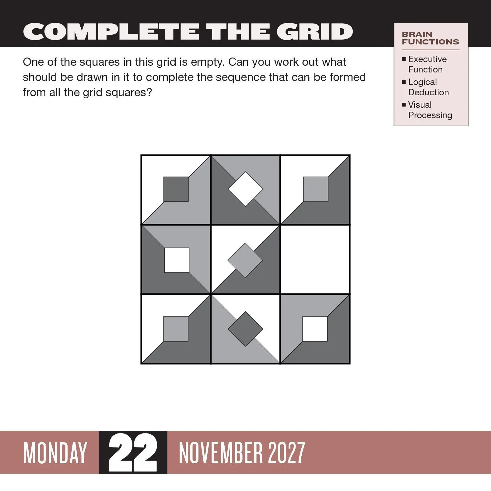 Bild: 9781523534210 | Brainpower Puzzles Page-A-Day® Calendar 2027 | Gareth Moore | Kalender