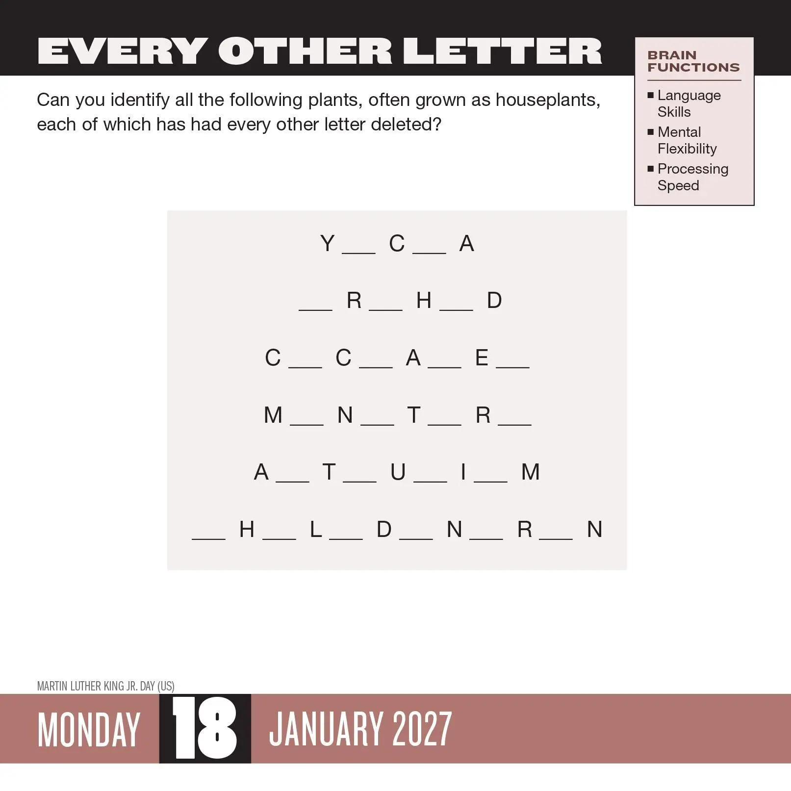 Bild: 9781523534210 | Brainpower Puzzles Page-A-Day® Calendar 2027 | Gareth Moore | Kalender