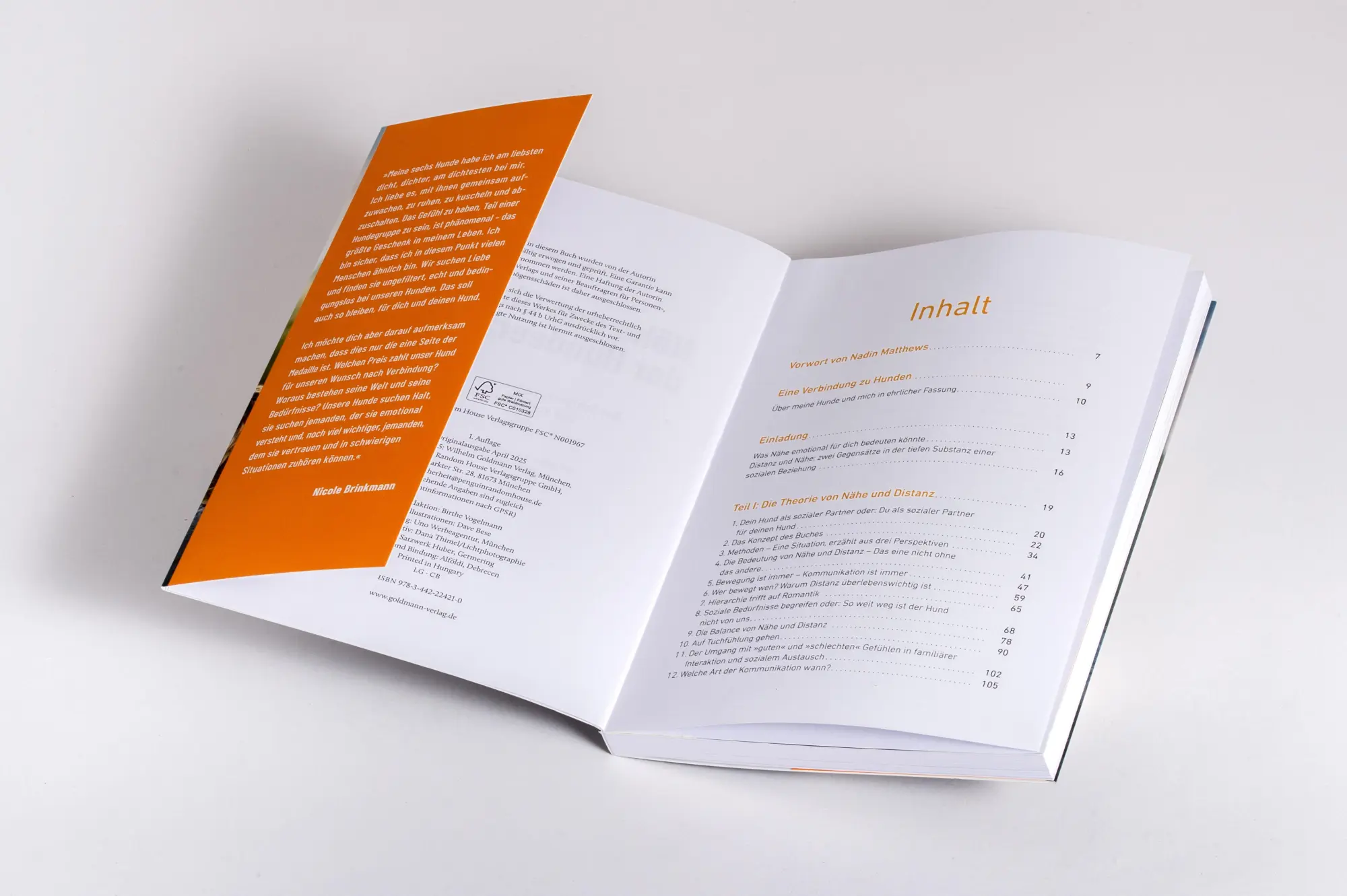 Bild: 9783442224210 | Nähe und Distanz in der Hundeerziehung | Nicole Brinkmann | Buch
