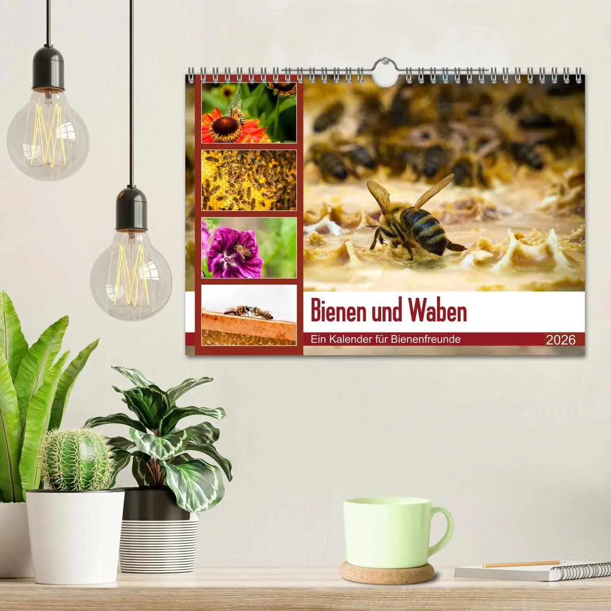 Bild: 9783457934210 | Bienen und Waben (Wandkalender 2026 DIN A4 quer), CALVENDO...