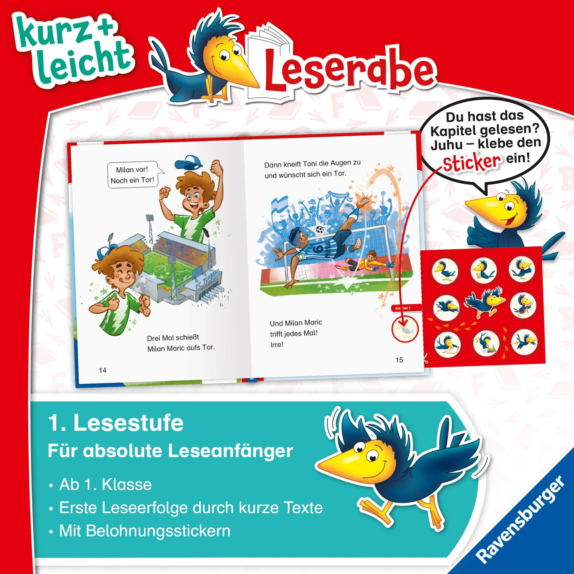 Bild: 9783473464210 | Leserabe 1. Lesestufe Kurz und leicht - Tonis magisches Fußball-Trikot
