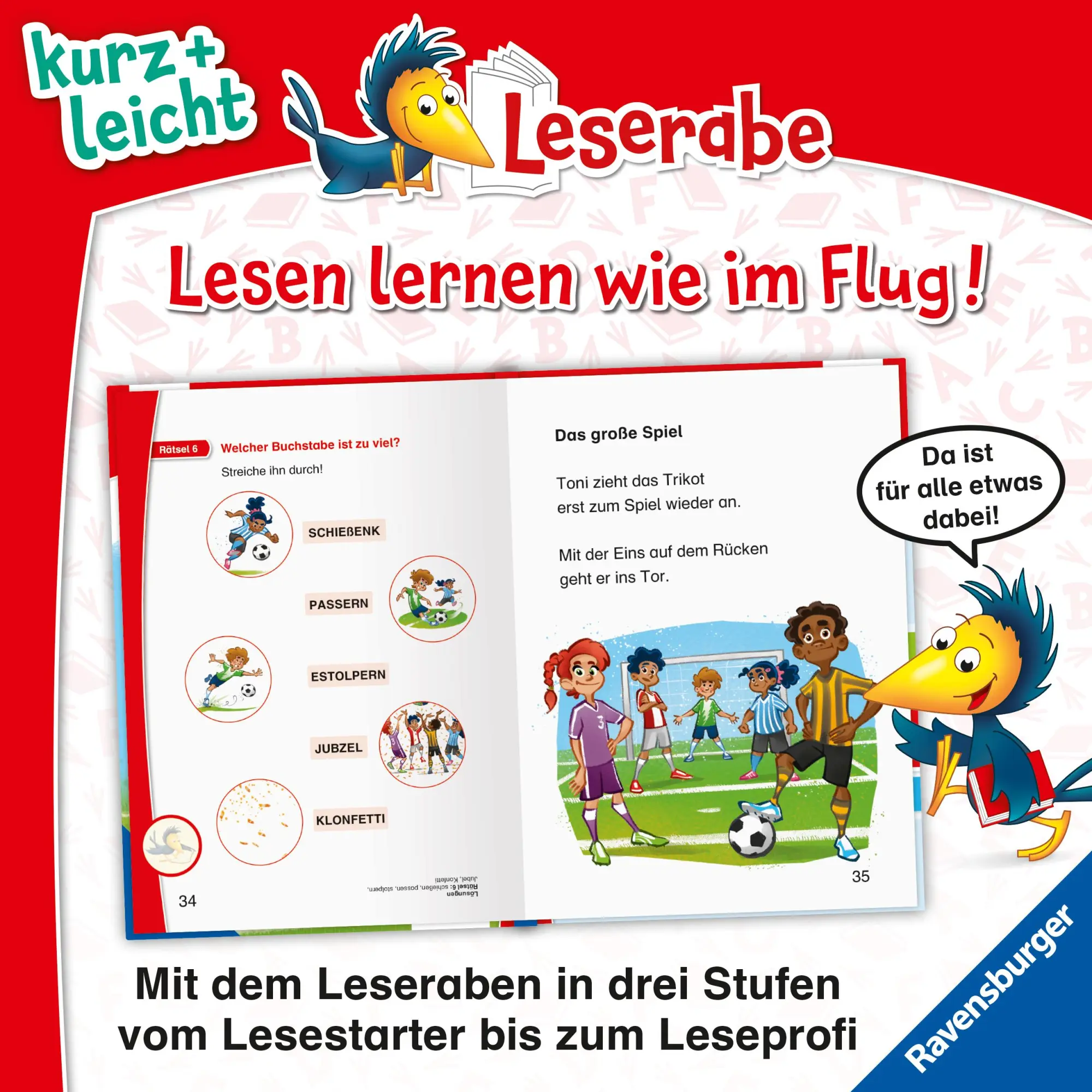 Bild: 9783473464210 | Leserabe 1. Lesestufe Kurz und leicht - Tonis magisches Fußball-Trikot