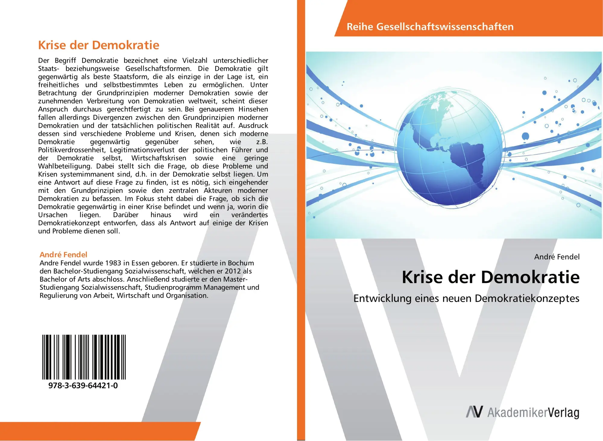 Cover: 9783639644210 | Krise der Demokratie | Entwicklung eines neuen Demokratiekonzeptes