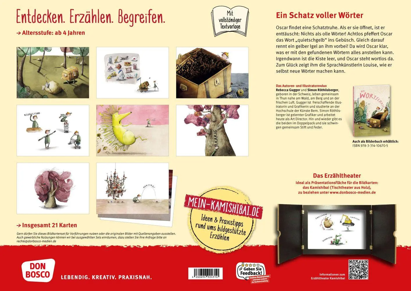 Bild: 4260694924310 | Der Wortschatz. Kamishibai Bildkartenset | Rebecca Gugger | Box | 2026