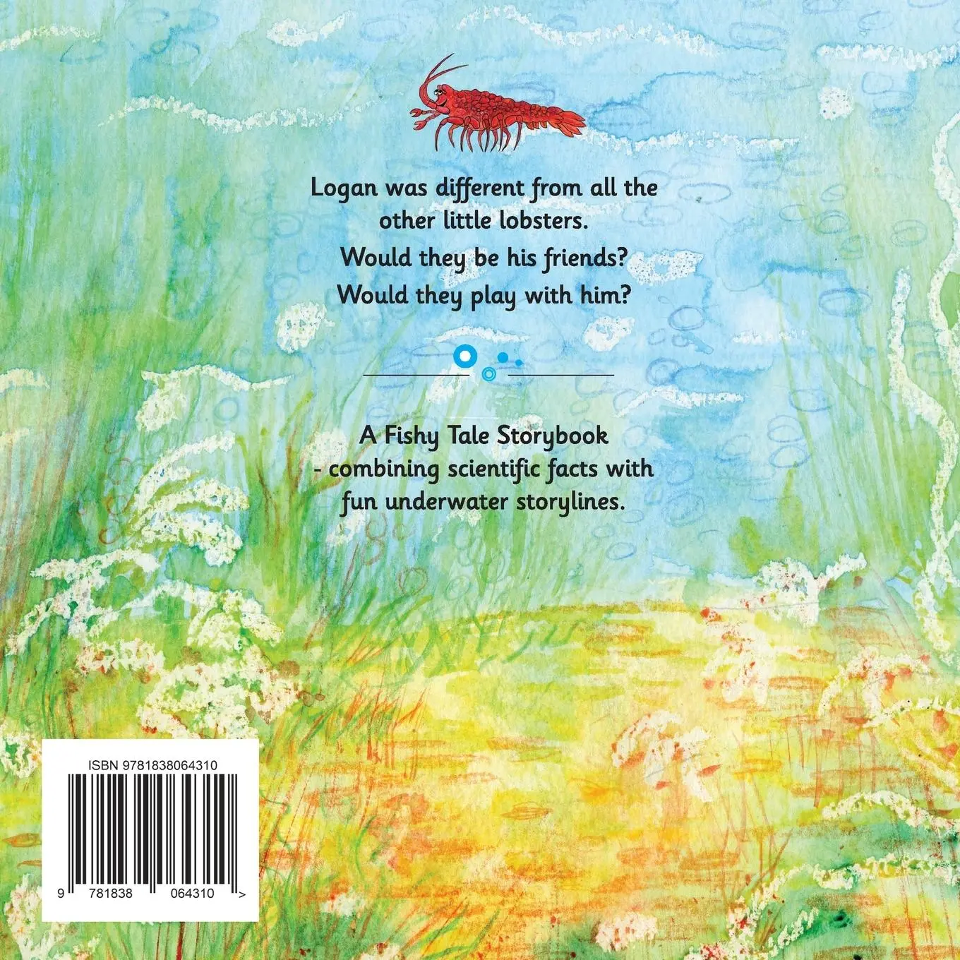 Rückseite: 9781838064310 | Logan the Lobster | Gloria Barnett | Taschenbuch | Englisch | 2021