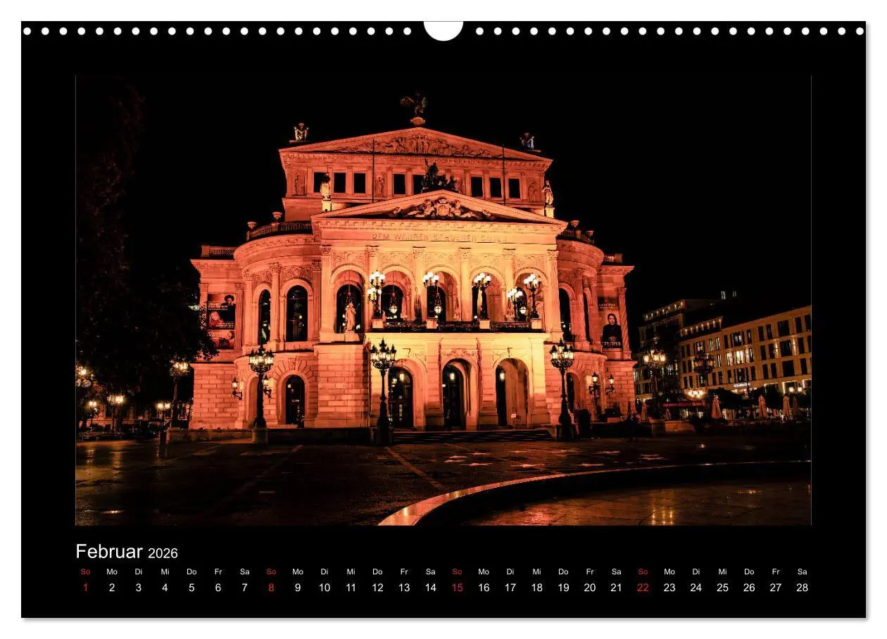 Bild: 9783457924310 | Frankfurt bei Nacht 2026 (Wandkalender 2026 DIN A3 quer), CALVENDO...