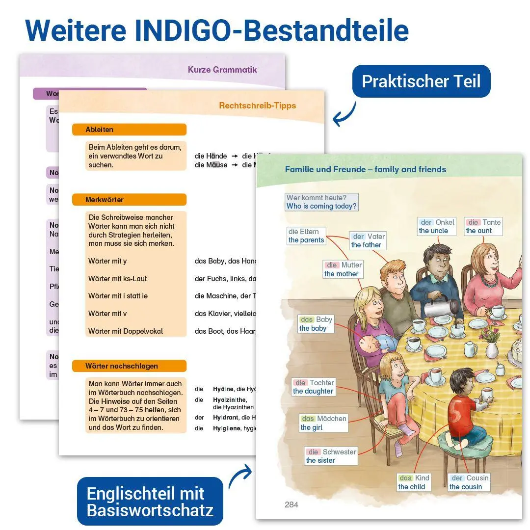 Bild: 9783619144310 | INDIGO - Das Wörterbuch mit Bildern | 2. Schuljahr bis 8. Schuljahr