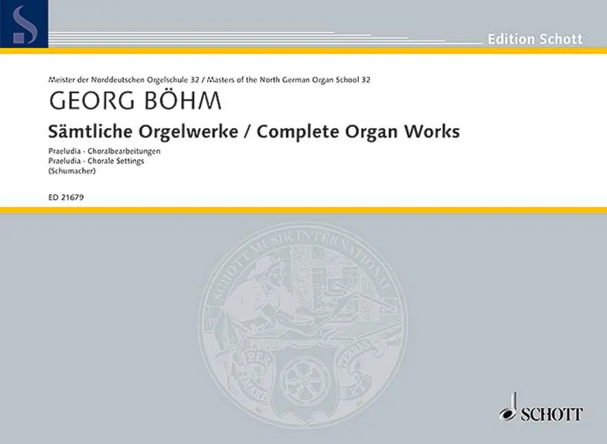 Cover: 9790001194310 | Sämtliche Orgelwerke | Georg Böhm | Buch | 124 S. | Deutsch | 2013