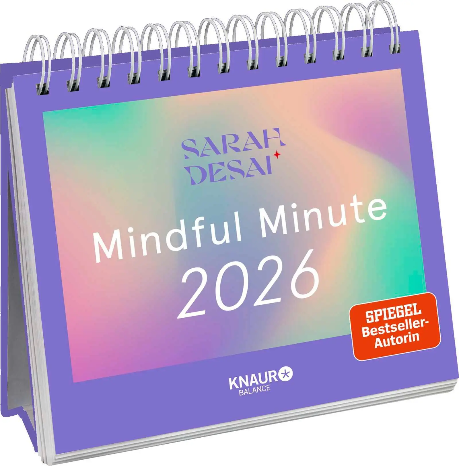 Cover: 4251693904410 | Wochenkalender 2026: Mindful Minute | Sarah Desai | Kalender | 108 S.