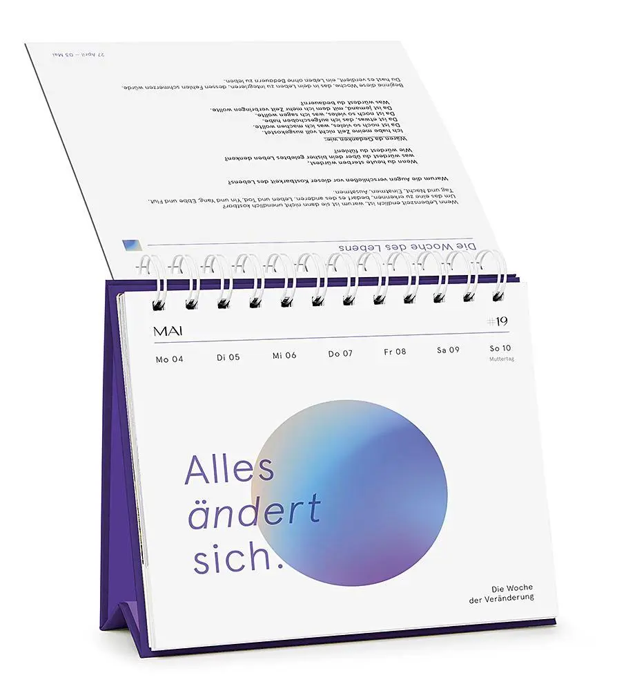 Bild: 4251693904410 | Wochenkalender 2026: Mindful Minute | Sarah Desai | Kalender | 108 S.