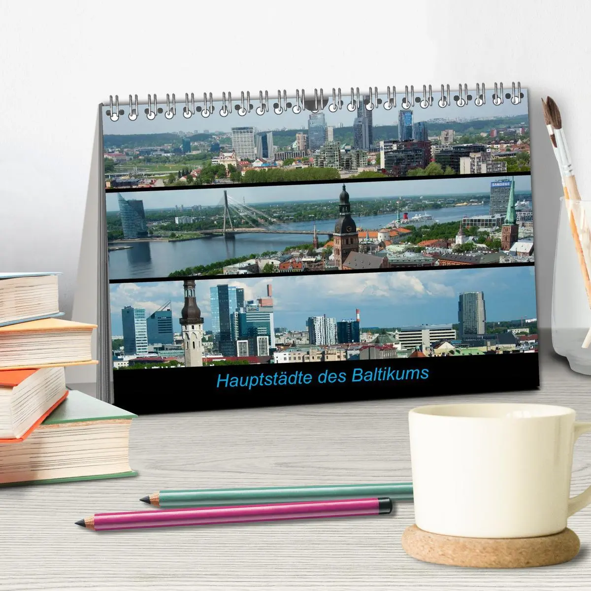 Bild: 9783516174410 | Hauptstädte des Baltikums (Tischkalender 2026 DIN A5 quer),...