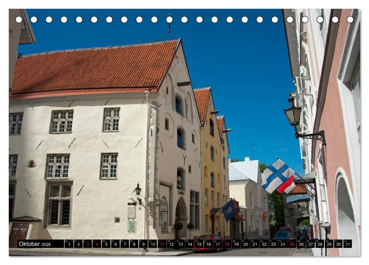 Bild: 9783516174410 | Hauptstädte des Baltikums (Tischkalender 2026 DIN A5 quer),...