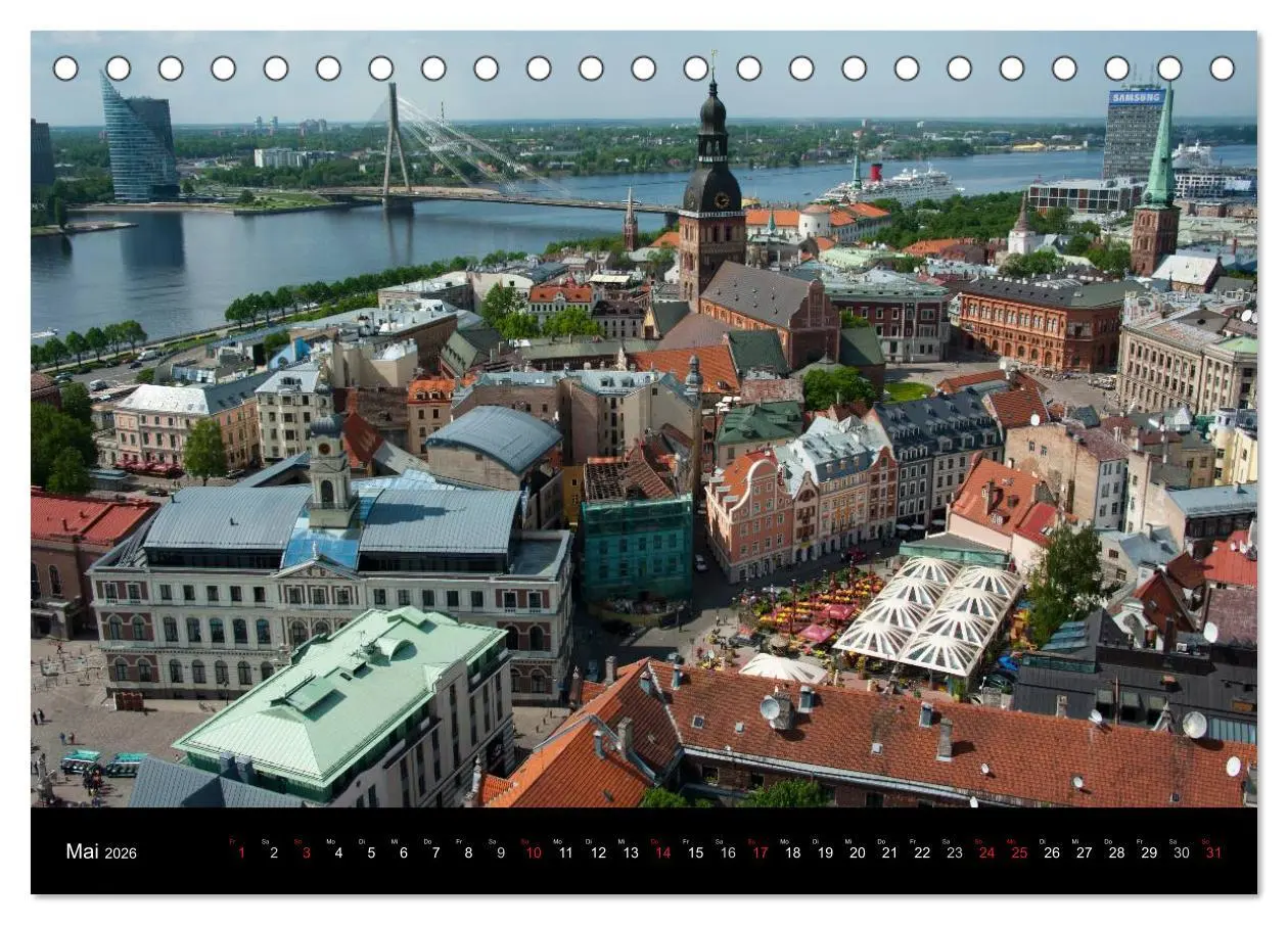 Bild: 9783516174410 | Hauptstädte des Baltikums (Tischkalender 2026 DIN A5 quer),...