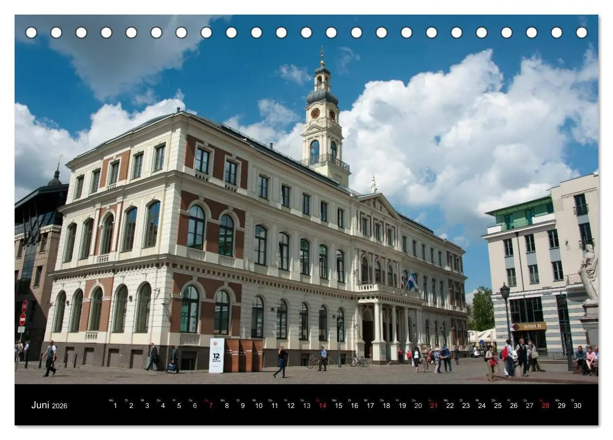 Bild: 9783516174410 | Hauptstädte des Baltikums (Tischkalender 2026 DIN A5 quer),...