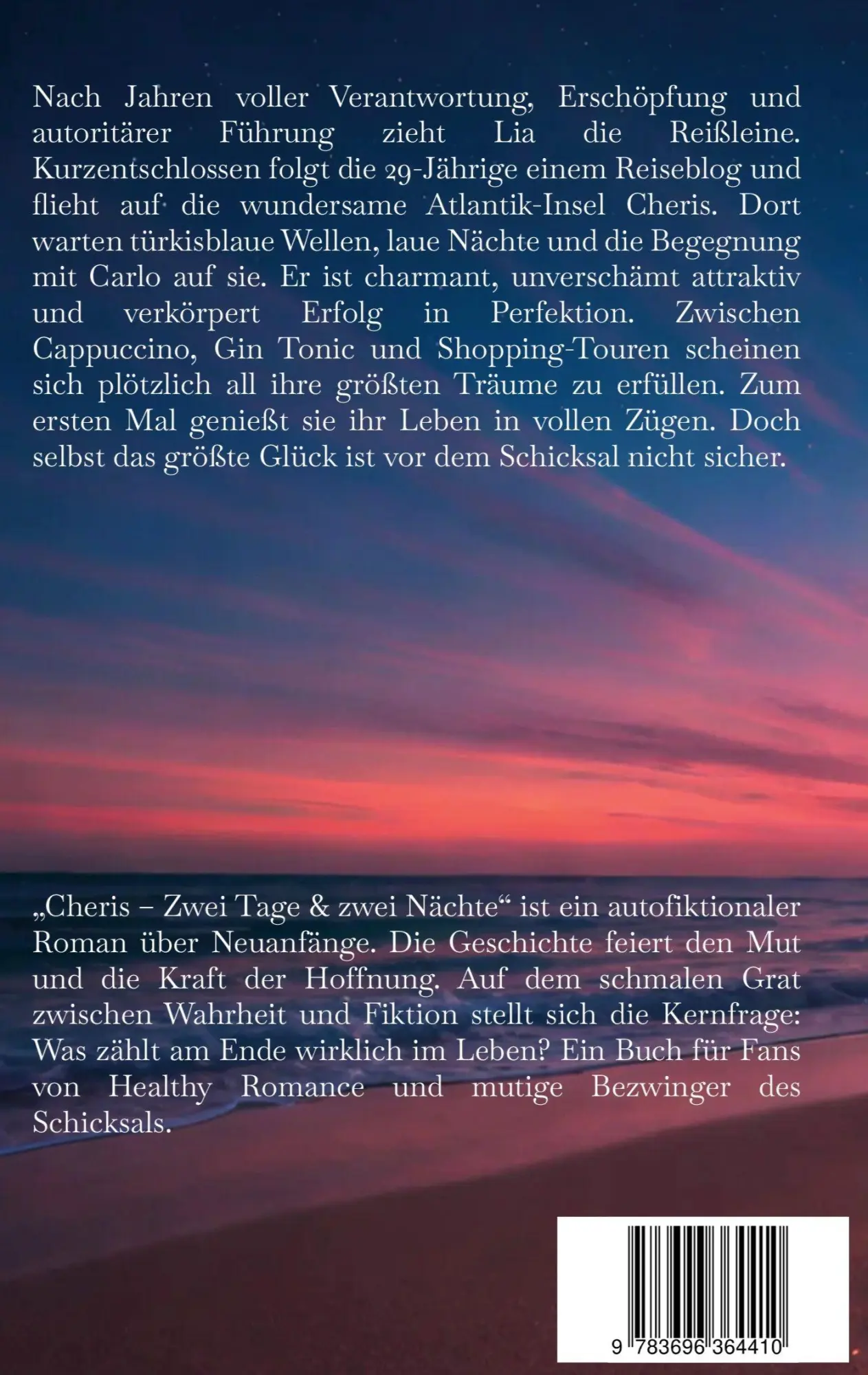 Rückseite: 9783696364410 | Cheris | Zwei Tage &amp; zwei Nächte | Jelena Stojanovic | Taschenbuch