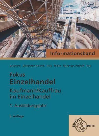Cover: 9783758594410 | Fokus Einzelhandel, 1. Ausbildungsjahr | Informationsband | Buch