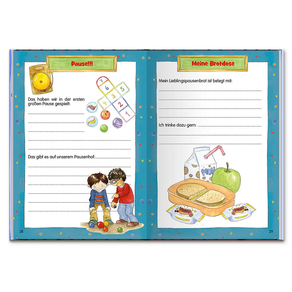 Bild: 4260188014510 | Scout - Mein erster Schultag Erinnerungsalbum (Jungs) | Buch | 64 S.