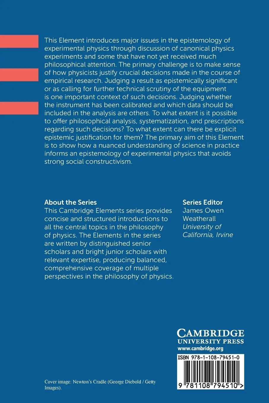 Rückseite: 9781108794510 | Epistemology of Experimental Physics | Nora Mills Boyd | Taschenbuch