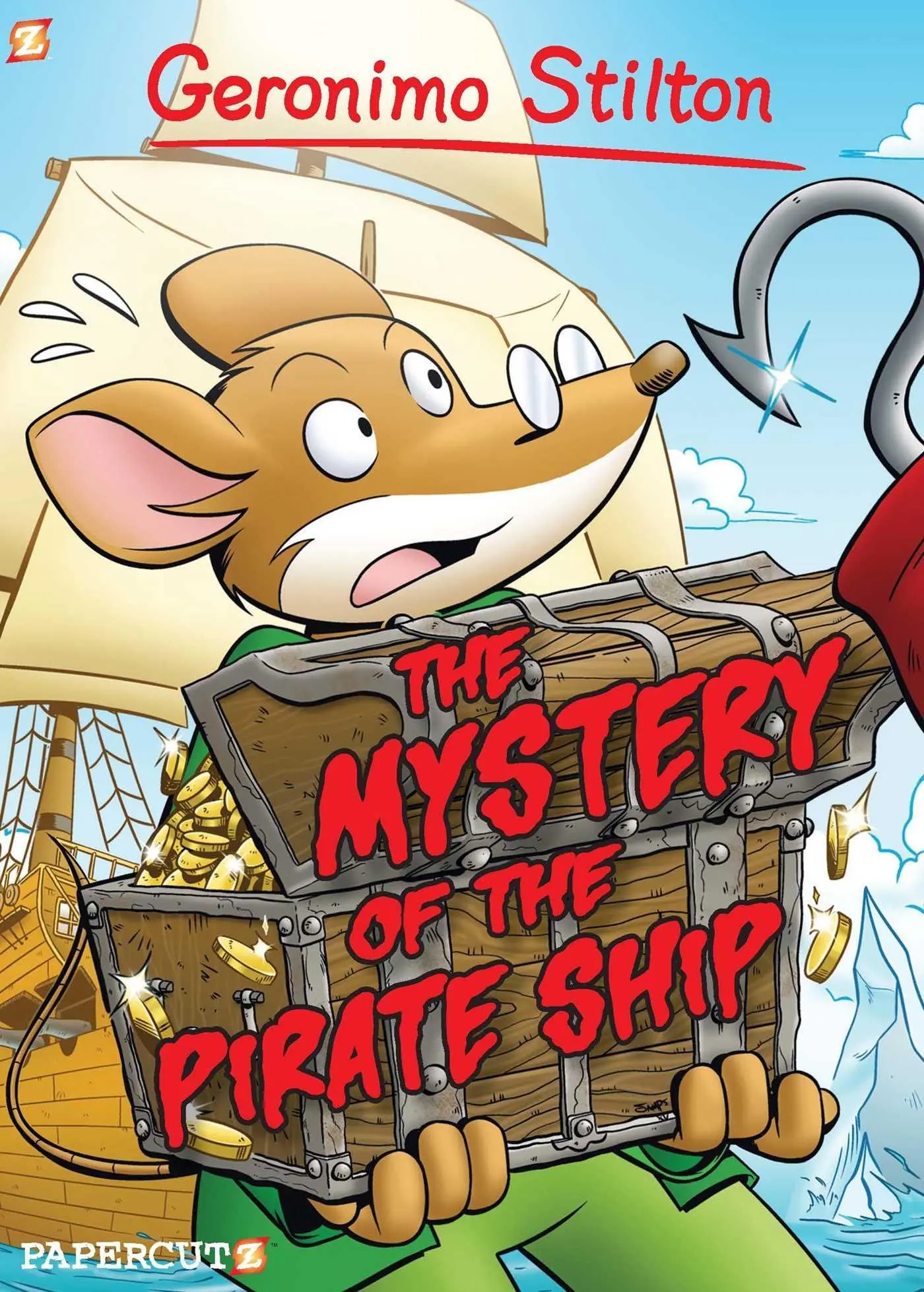 Cover: 9781629914510 | Geronimo Stilton Graphic Novels #17 | The Mystery of the Pirate Ship