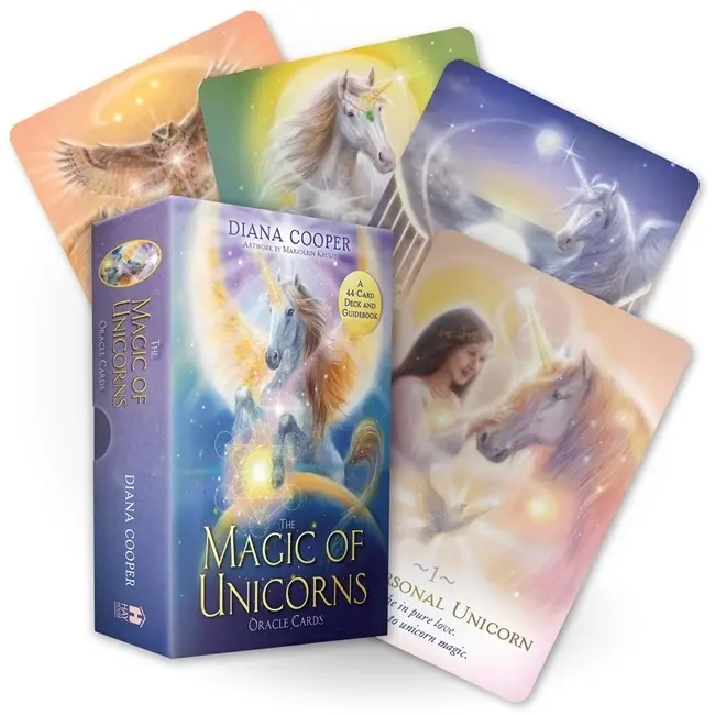 Cover: 9781788174510 | The Magic of Unicorns Oracle Cards | A 44-Card Deck and Guidebook