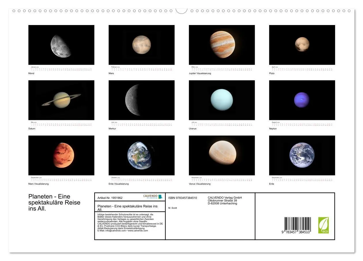 Bild: 9783457384510 | Planeten - Eine spektakuläre Reise ins All. (hochwertiger Premium...