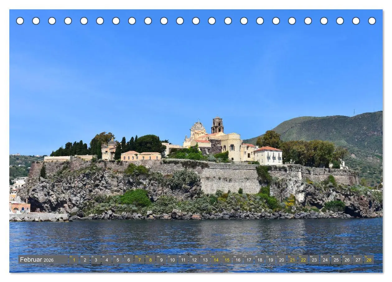 Bild: 9783457904510 | Das Äolische Archipel - Inseln vom Vulkan geboren (Tischkalender...