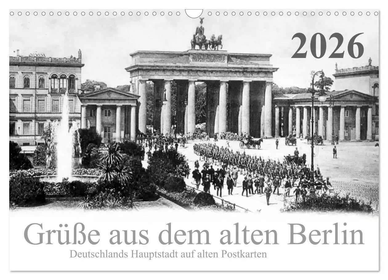 Cover: 9783516164510 | Grüße aus dem alten Berlin (Wandkalender 2026 DIN A3 quer),...
