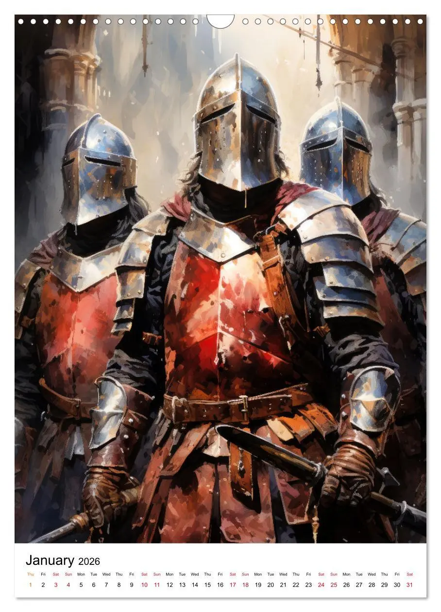 Bild: 9783516544510 | Medieval Legends (Wall Calendar 2026 DIN A3 portrait), CALVENDO 12...