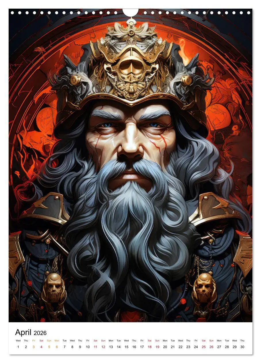 Bild: 9783516544510 | Medieval Legends (Wall Calendar 2026 DIN A3 portrait), CALVENDO 12...