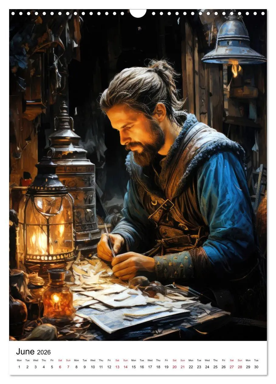 Bild: 9783516544510 | Medieval Legends (Wall Calendar 2026 DIN A3 portrait), CALVENDO 12...