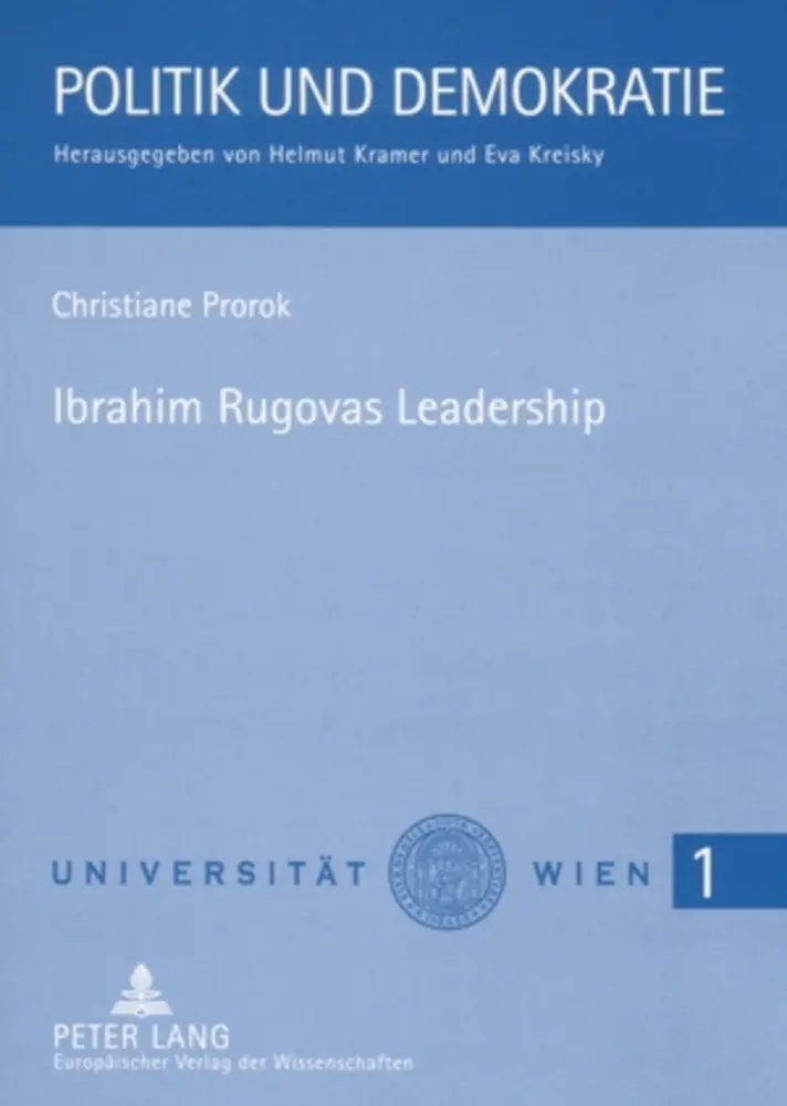 Cover: 9783631524510 | Ibrahim Rugovas Leadership | Christiane Prorok | Taschenbuch | Deutsch