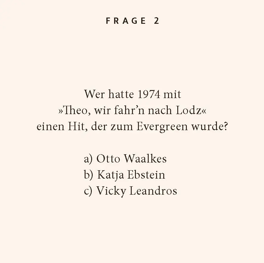 Bild: 9783899784510 | Deutsche Schlager-Quiz | Günther Fischer | Taschenbuch | 103 S. | 2023