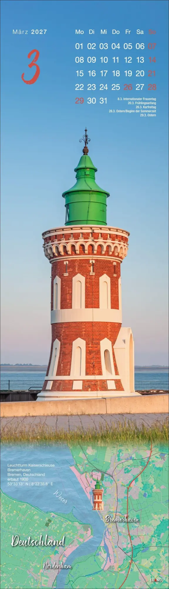 Bild: 9783964024510 | LongEiland Kalender 2027 | Eiland | Kalender | Spiralbindung | 13 S.
