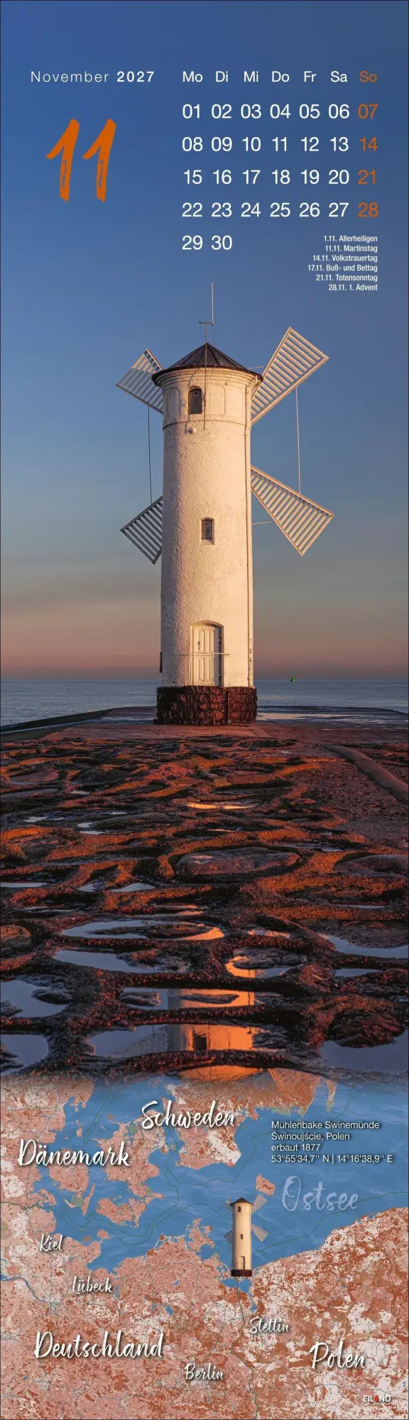 Bild: 9783964024510 | LongEiland Kalender 2027 | Eiland | Kalender | Spiralbindung | 13 S.