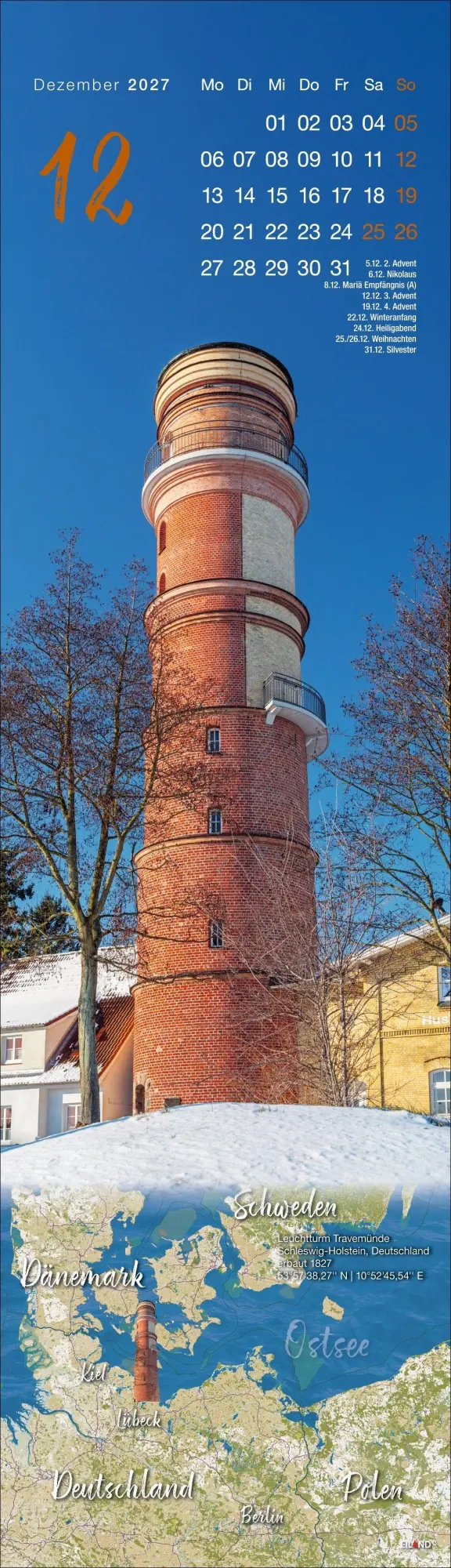Bild: 9783964024510 | LongEiland Kalender 2027 | Eiland | Kalender | Spiralbindung | 13 S.