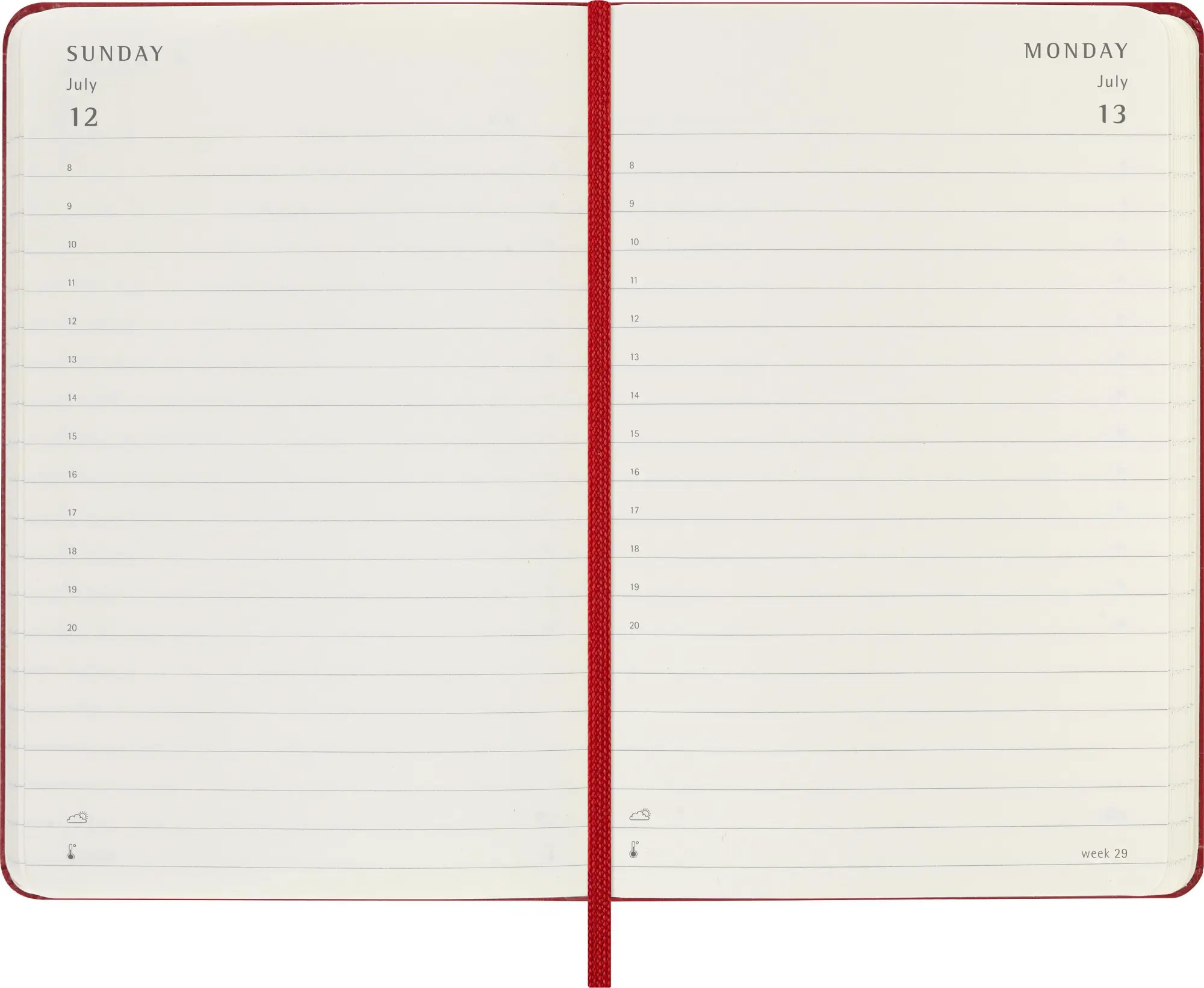 Bild: 8056999274610 | Moleskine 12 Monate Tageskalender 2026, Pocket/A6, 1 Tag = 1 Seite,...