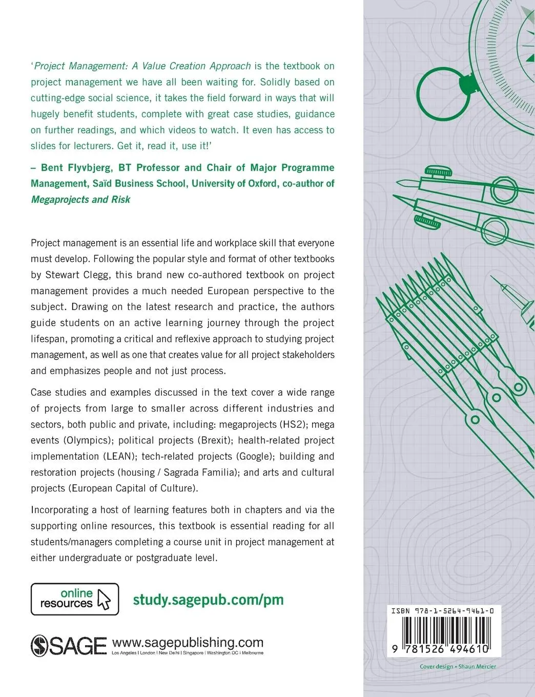 Rückseite: 9781526494610 | Project Management | A Value Creation Approach | Clegg (u. a.) | Buch