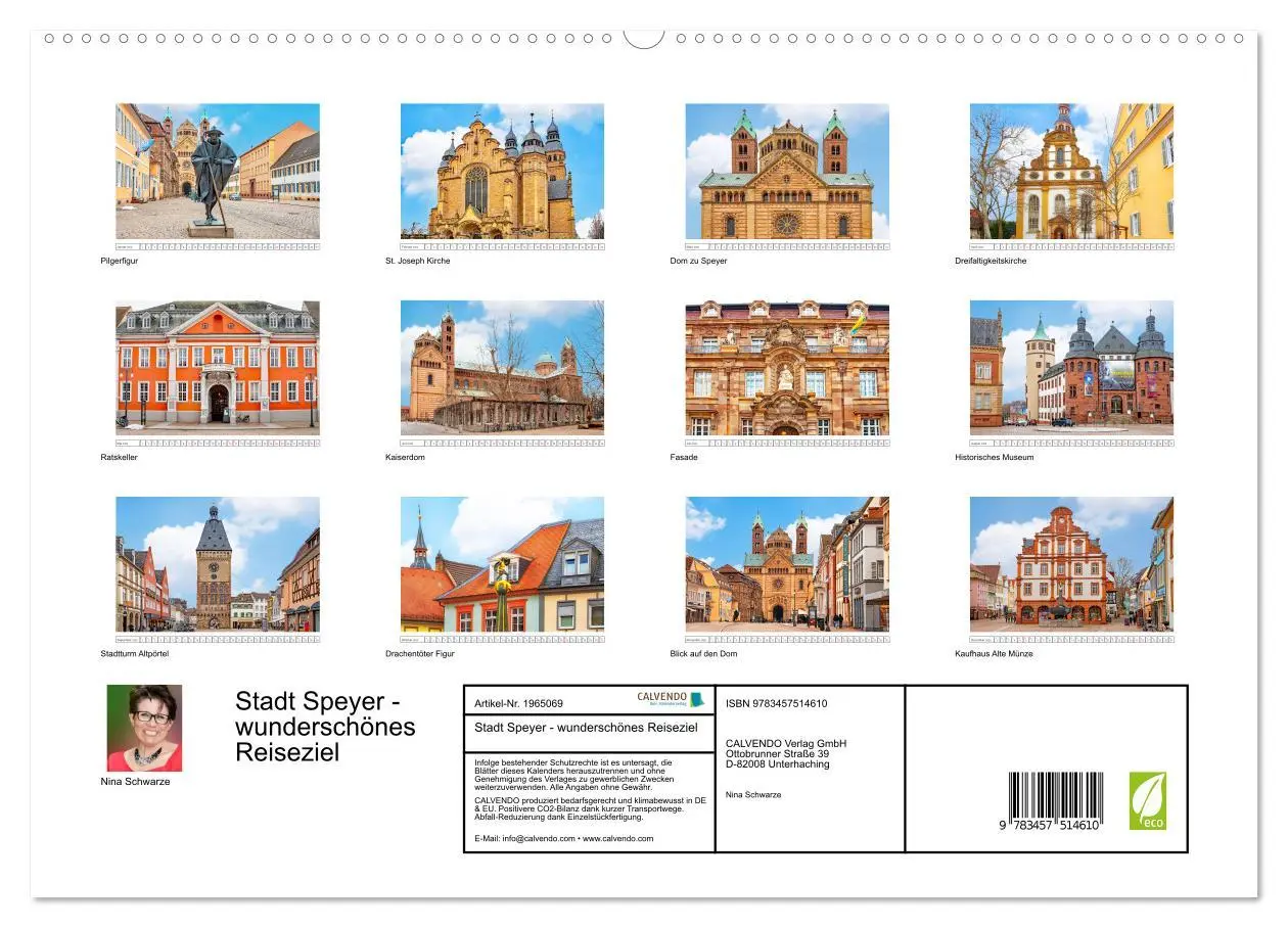 Bild: 9783457514610 | Stadt Speyer - wunderschönes Reiseziel (hochwertiger Premium...