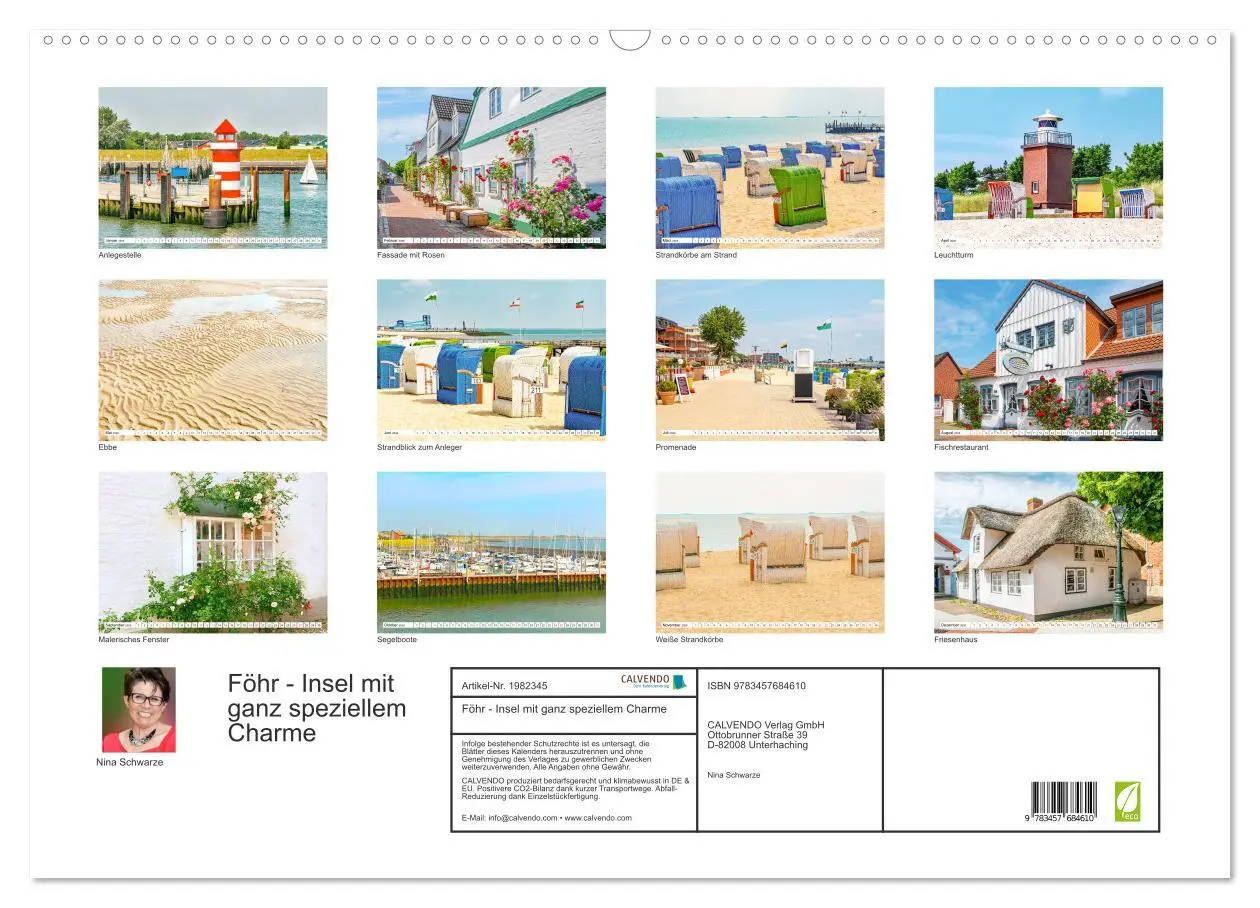 Bild: 9783457684610 | Föhr - Insel mit ganz speziellem Charme (Wandkalender 2026 DIN A2...